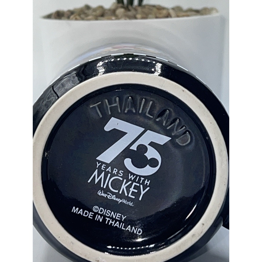 Walt Disney World "75 Years With Mickey"Black Mug w/ Mickey & Film Reel Graphics - Picture 7 of 8